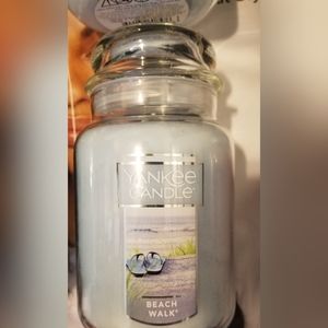 2/$40 large jar candles - beach walk